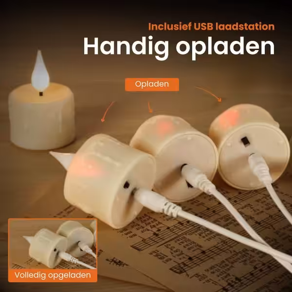 Oplaadbare LED Kaarsen