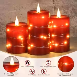 LED Kaarsen op batterijen